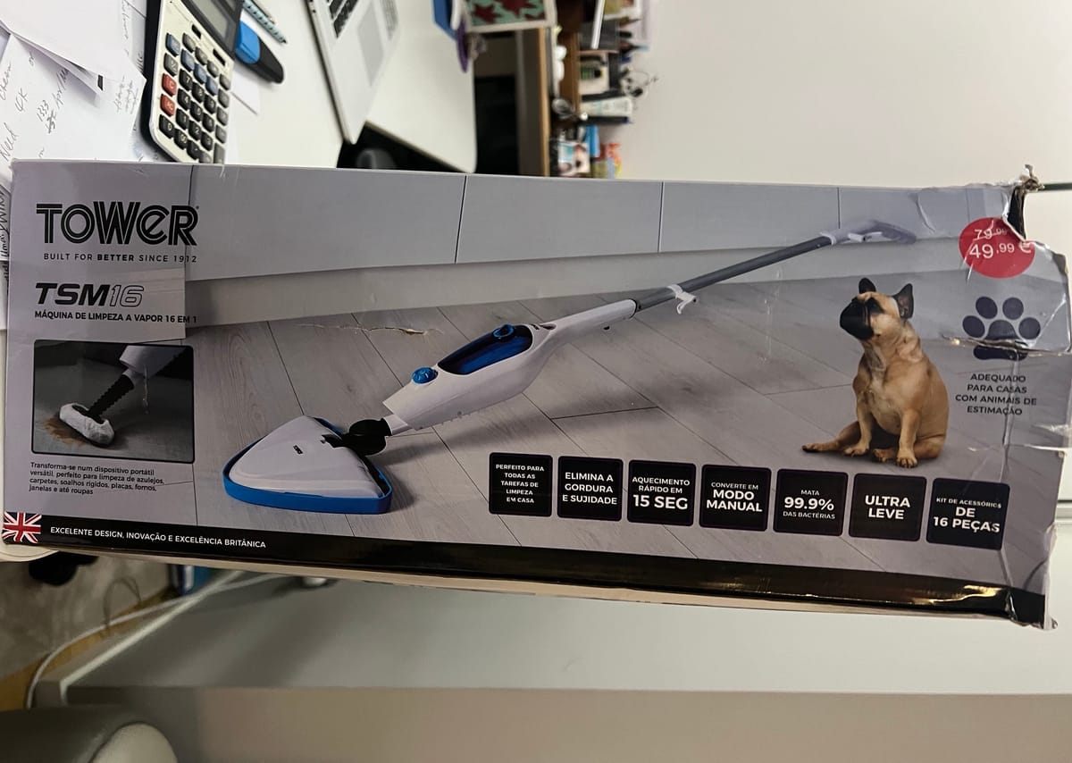 New Tower TSM16 Steam multi-purpose cleaner (never used, in box)