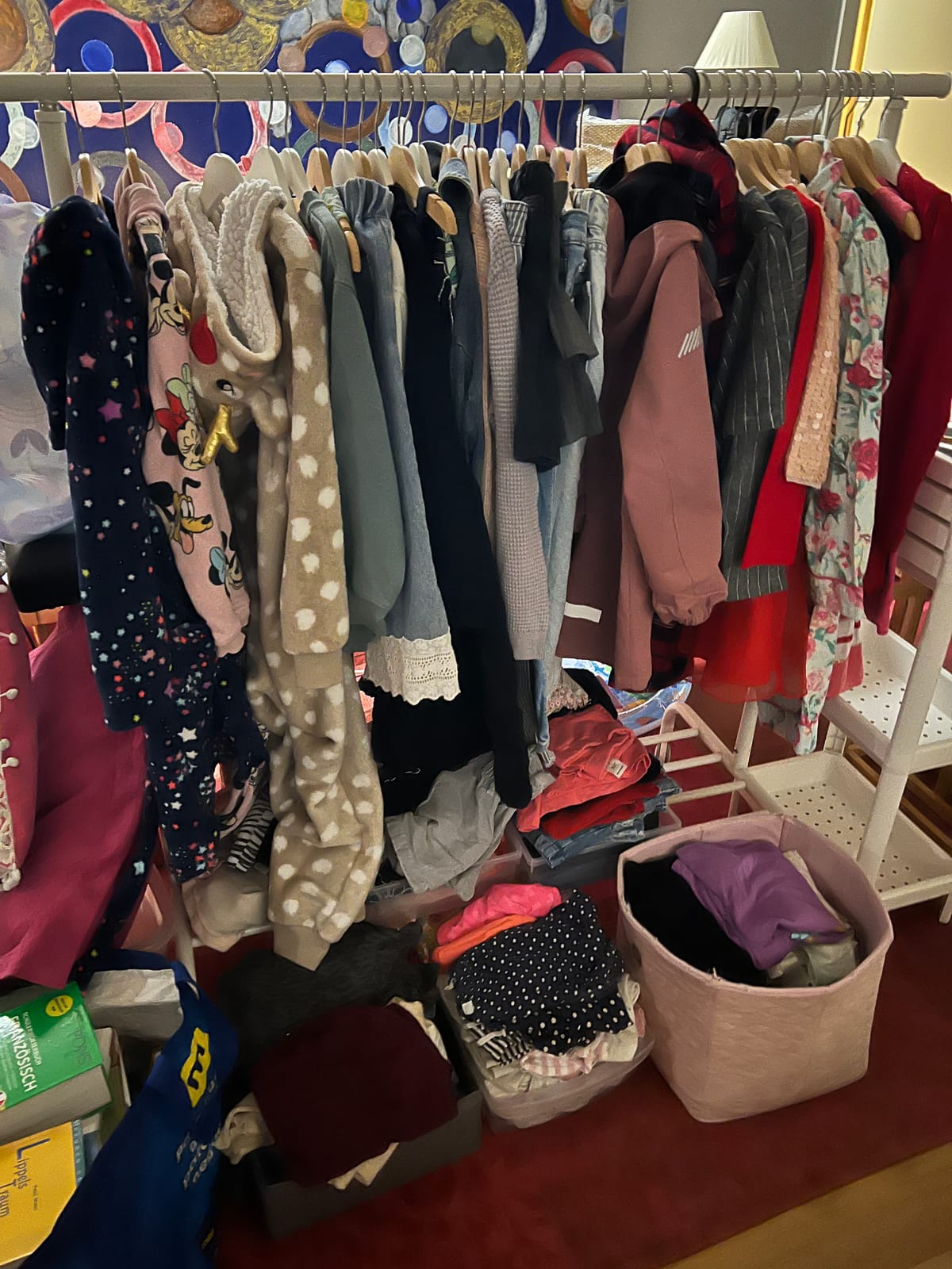 Girls’ clothes & Bags (approx. age 5-7), good quality cotton.