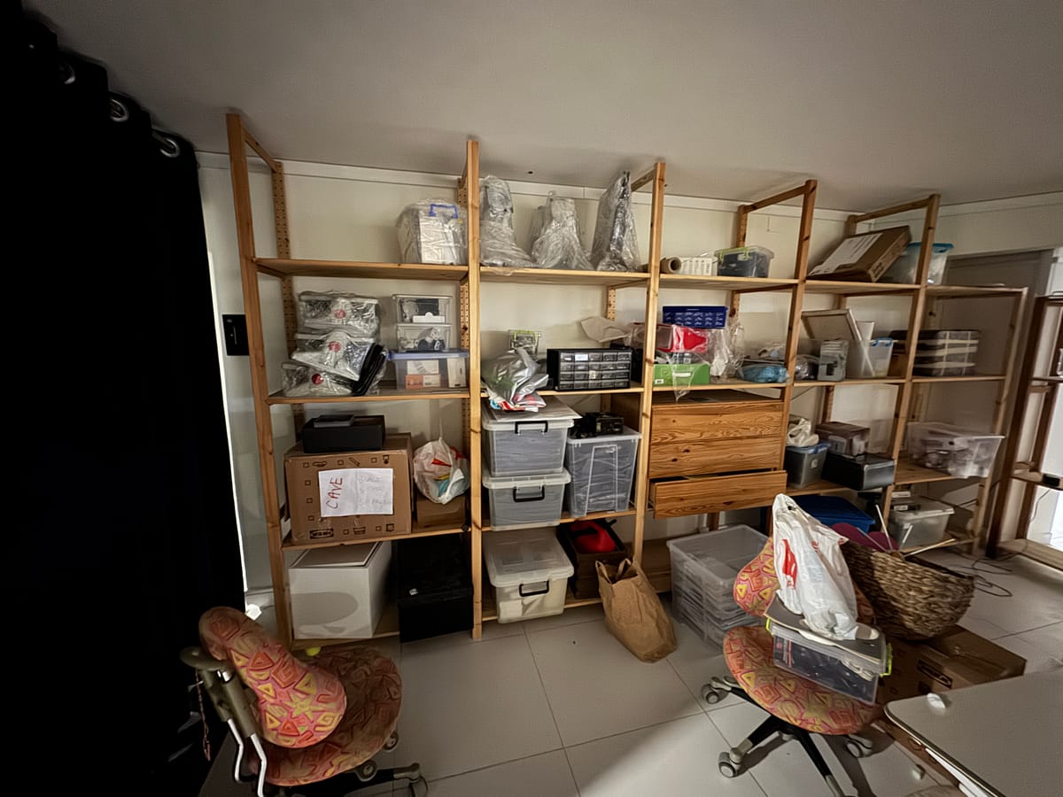 Various (Lots) of Ikea IVAR shelf & cabinets (narrow, deep, tall, wide - cabinets - drawers)