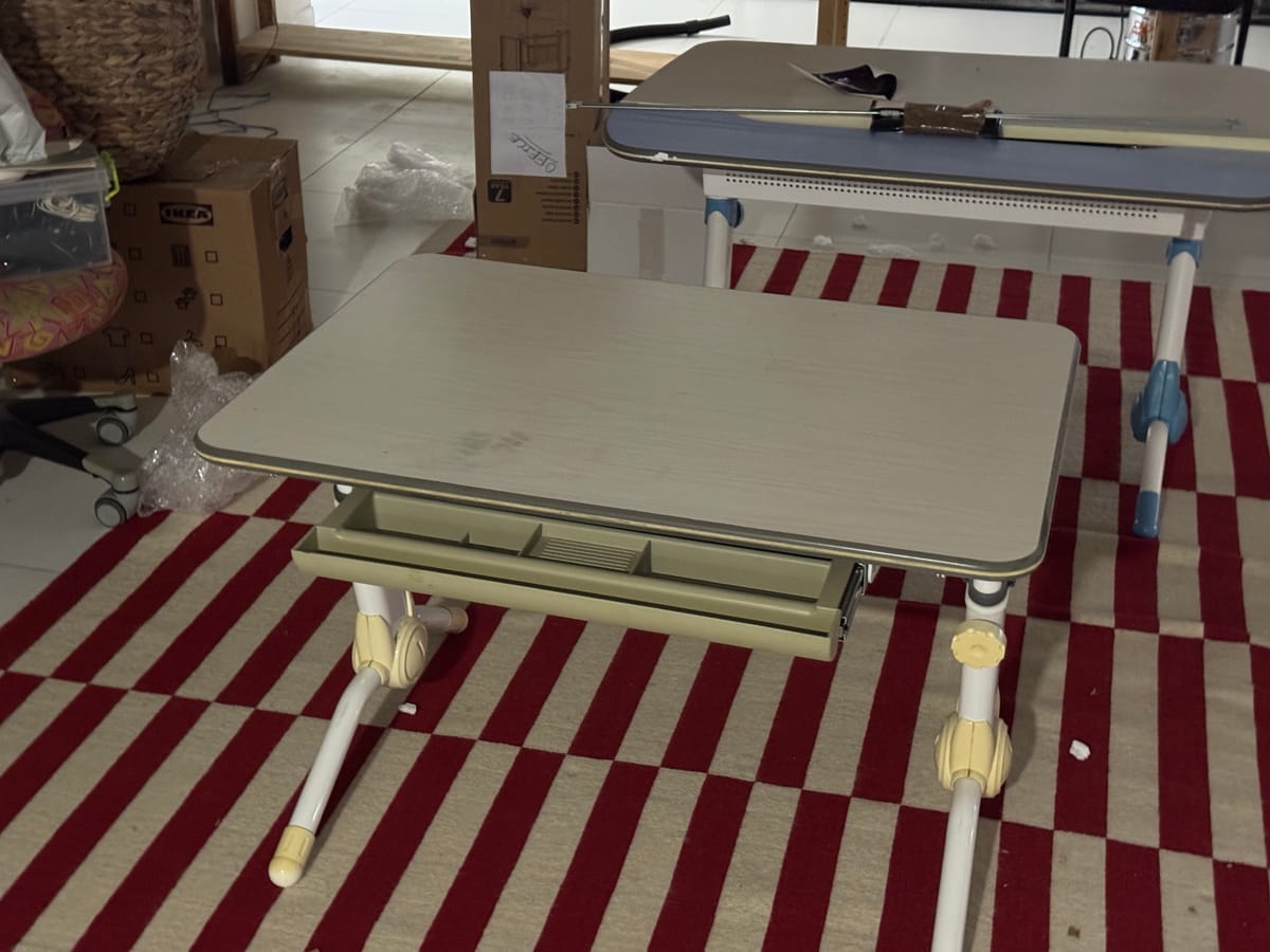 Ergonomic Study Desks x 2 (For good posture)