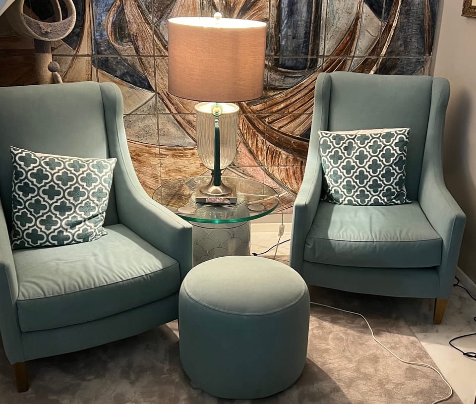 2 Armchairs & Puff (Custom made 2025)