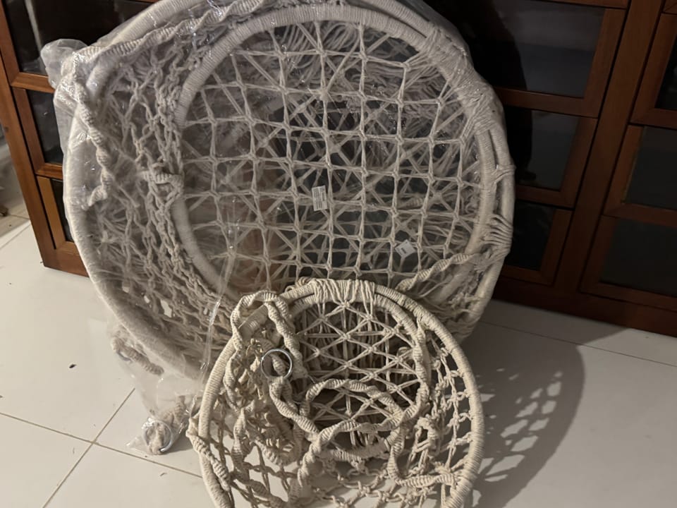 New Macrame Hanging seats 1 x Adult + 1 x Child